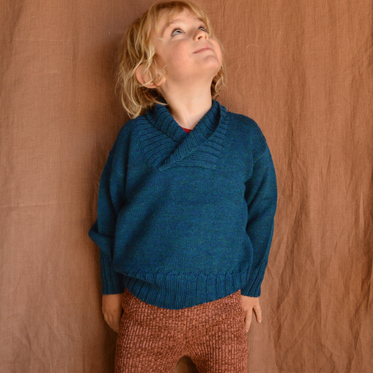Charlie Sweater in Baby Alpaca (2-7y) *Returning 2026