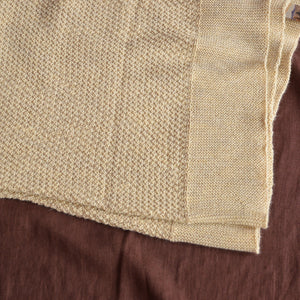 Heirloom Alpaca Baby Blanket - Ecru (90x90cm) *Returning Soon
