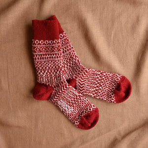 Oslo Jacquard Wool Socks (Adults)