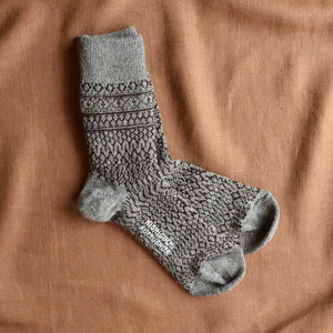 Oslo Jacquard Wool Socks (Adults)