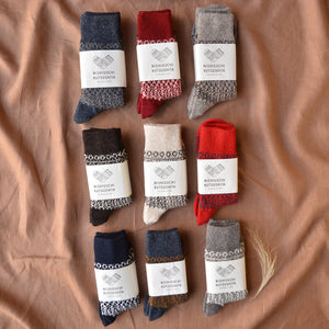Oslo Jacquard Wool Socks (adults)
