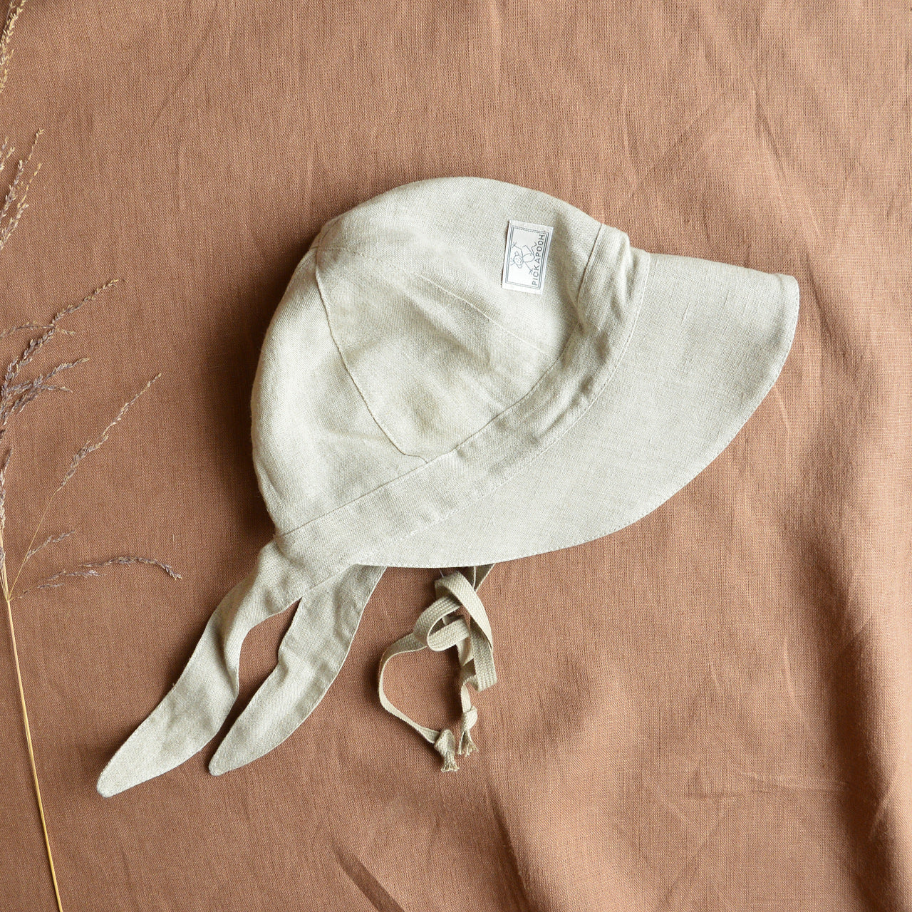 Amelie Sun Bonnet in 100% Organic Linen (6m-4y+)