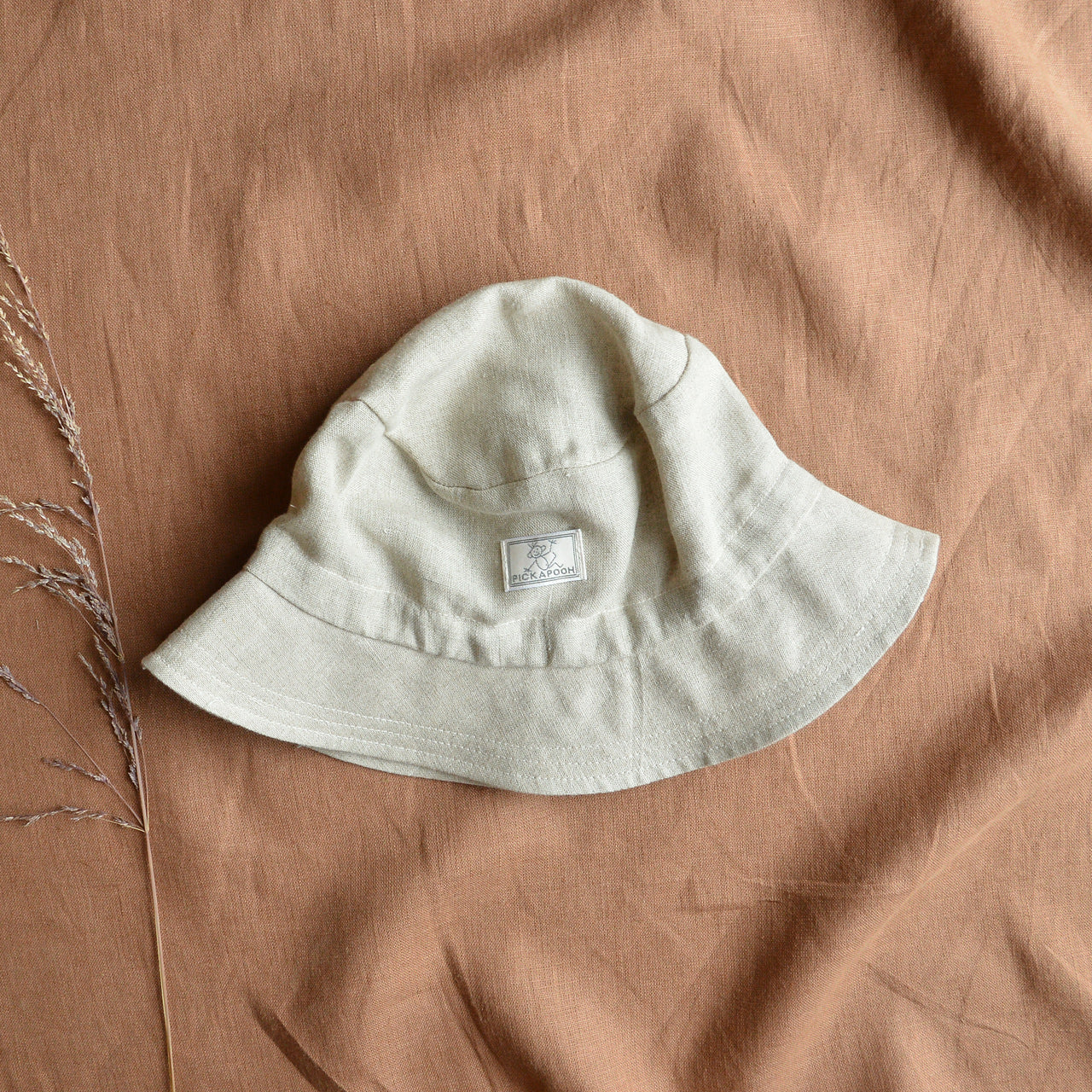 Bucket Hat in Organic Linen (9m-8y+)