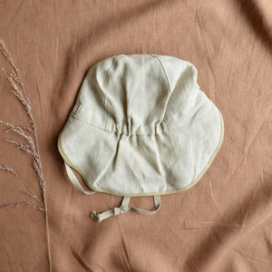 Tom Baby Legionnaire Sun Cap with Ear Cover - 100% Organic Linen (1m-4y+)