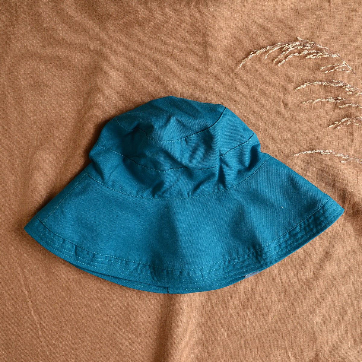 Wide Brim Hat Sofie - 100% Organic Cotton - Caribbean (Child-Adults) *Retired Colour