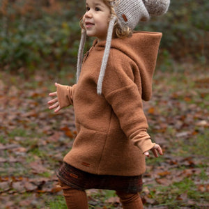 Ribbed Tights in Organic Merino/Cotton (3-10y)