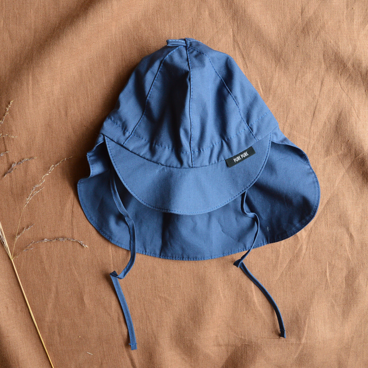 Legionnaire Cap with Ultra UV Protection in Organic Cotton (baby 47, 49cm only) *Last ones