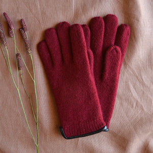 Adults Brushed Wool Gloves in 100% Organic Merino *Returning 2024
