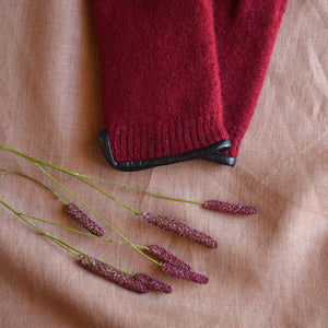Adults Brushed Wool Gloves in 100% Organic Merino