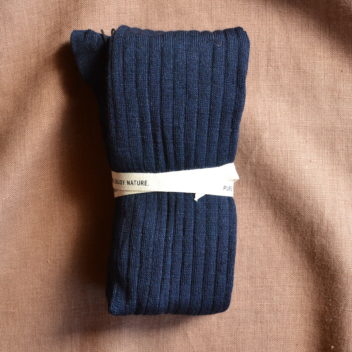 Ribbed Tights in Organic Merino/Cotton (1-10y)