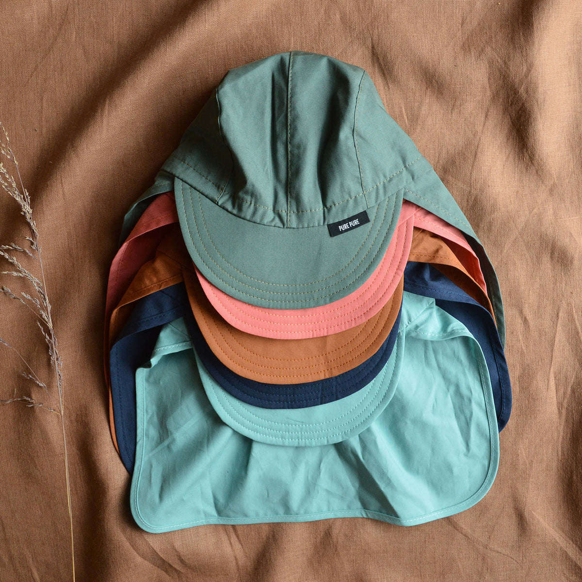 Sun Cap with Neck Protection in Organic Cotton (Child-Youth) *Last one!