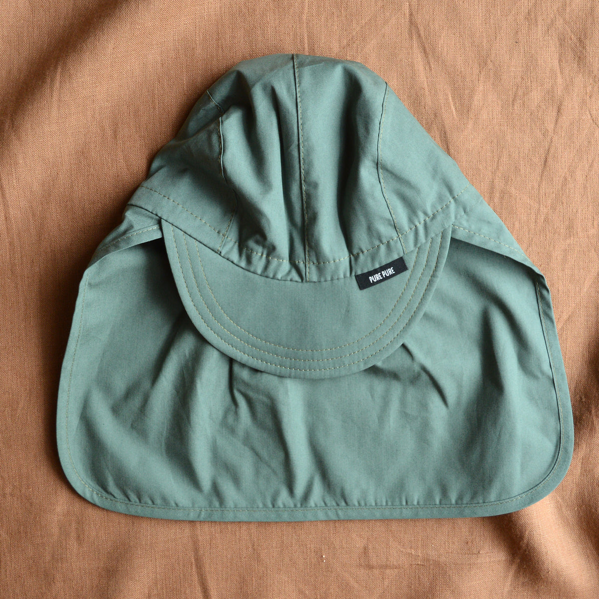 Sun Cap with Neck Protection in Organic Cotton (Child-Youth) *Last one!