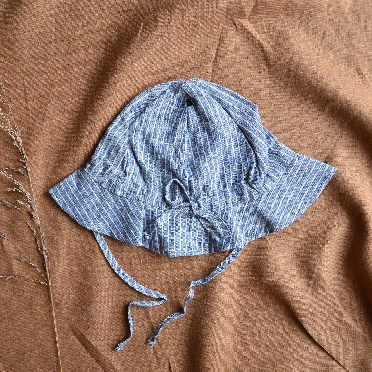 Linen baby sun hat sales