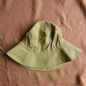 Linen Wide Brim Hat (Child-Youth)