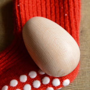 Traditional Wooden Sock Darning Egg