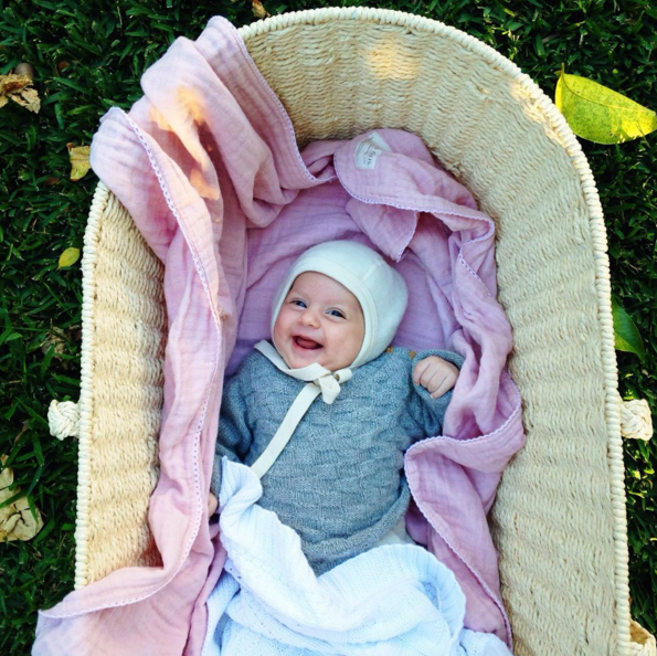 Baby Bonnet - 100% Organic Wool Fleece (0-9m)