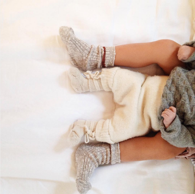 Baby socks top and booties