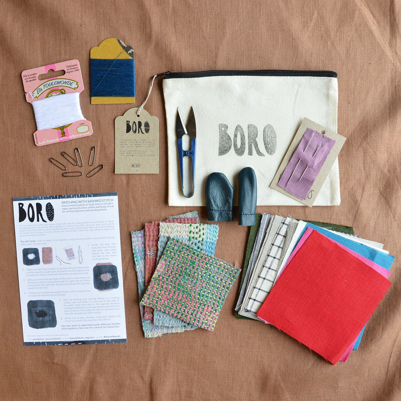 The Boro* Mending Kit - Woollykins