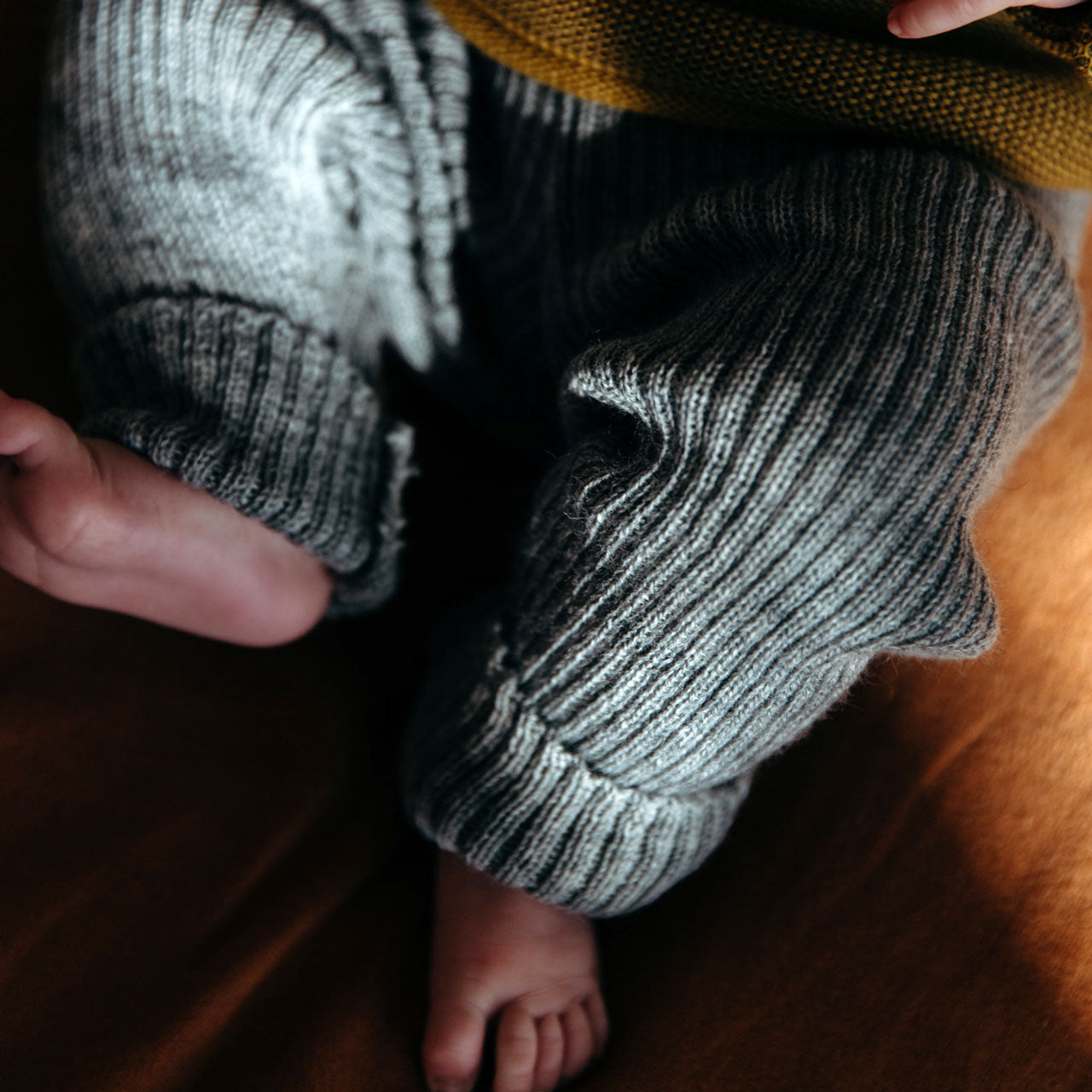 Knitted Merino Rib Leggings/Pants (0-10y+)