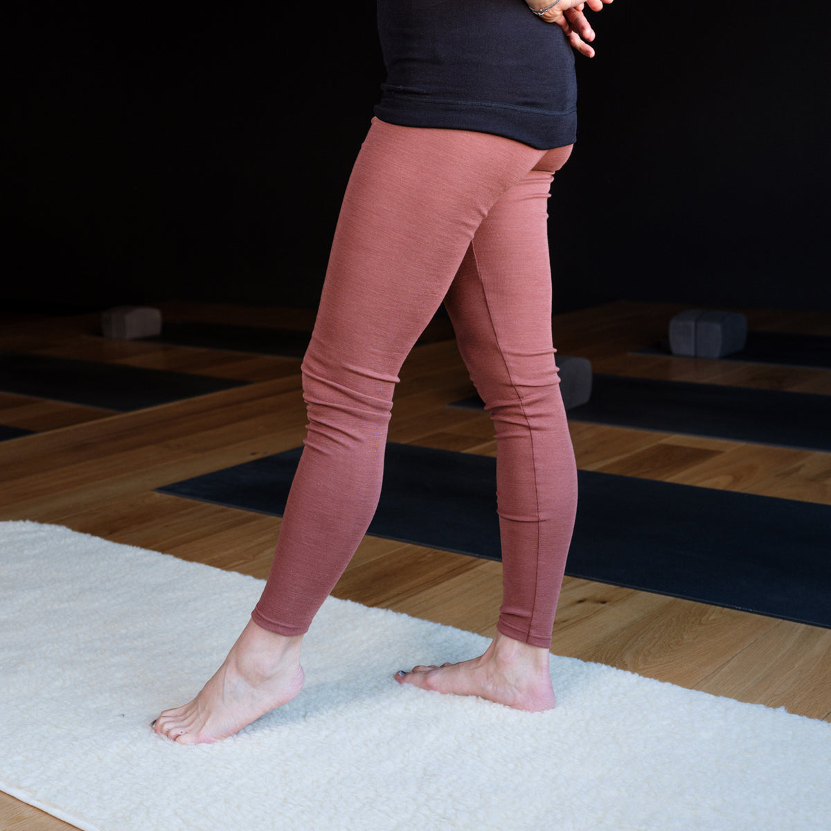 Women's Organic Merino Wool/Silk Leggings