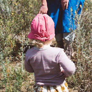 Amelie Sun Bonnet in 100% Organic Linen (6m-4y+)