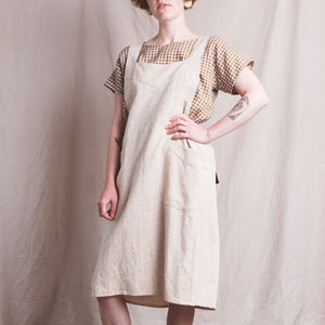 Mamiko Linen Apron Dress - SS22 Sundried Stripe (Women)