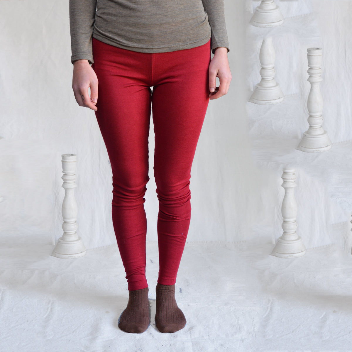 Women's Organic Merino Wool/Silk Leggings