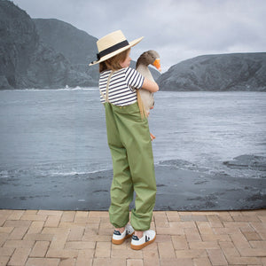 Rain Pants for Kids 100% recycled PET - Goldenrod (10-12y) *Last ones