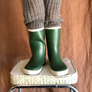 Natural Rubber Gumboots - Forest Green (21-35)