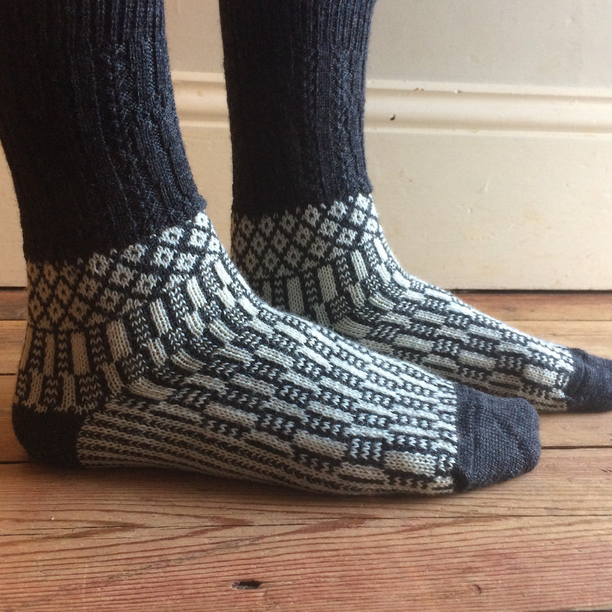 Hygge Fairisle Organic Wool Socks (Adults 36-43) *Returning 2026
