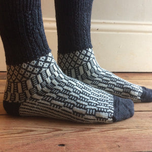 Hygge Fairisle Organic Wool Socks (Adults 36-43)