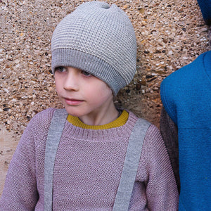 Lise Sweater in Baby Alpaca - Lavender (1-7y)