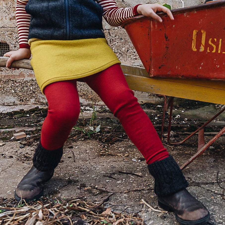 Footless Tights in Organic Wool/Cotton (0-10y)