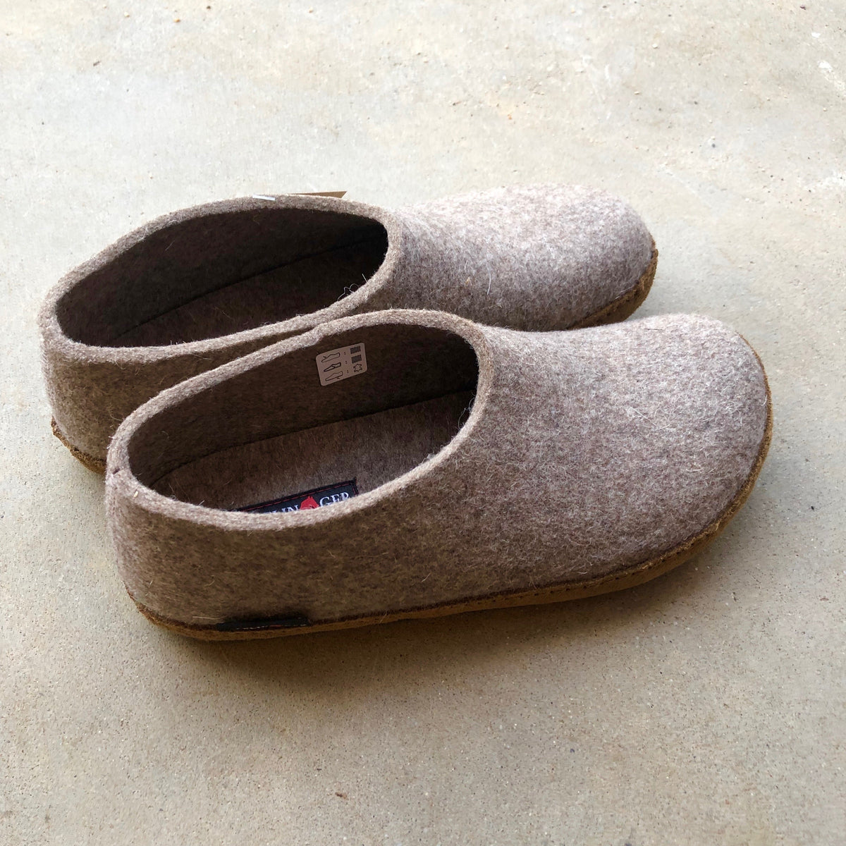 Unisex Wool Felt Moccasin with Leather Sole - Limone (36-43) *Pre-Orders open Jan