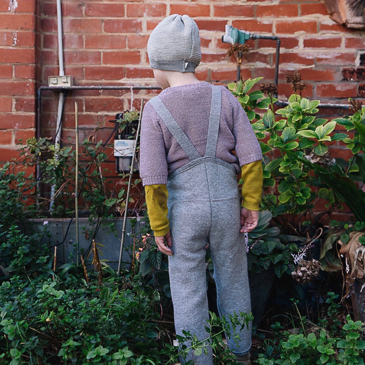 Lise Sweater in Baby Alpaca - Lavender (2-4y) *Last One!
