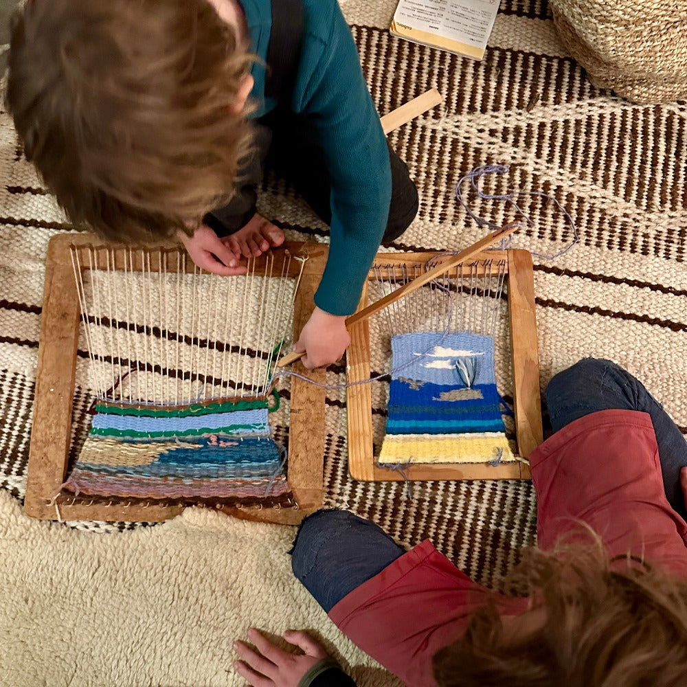 Large Wooden Weaving Needle for Rectangular Looms