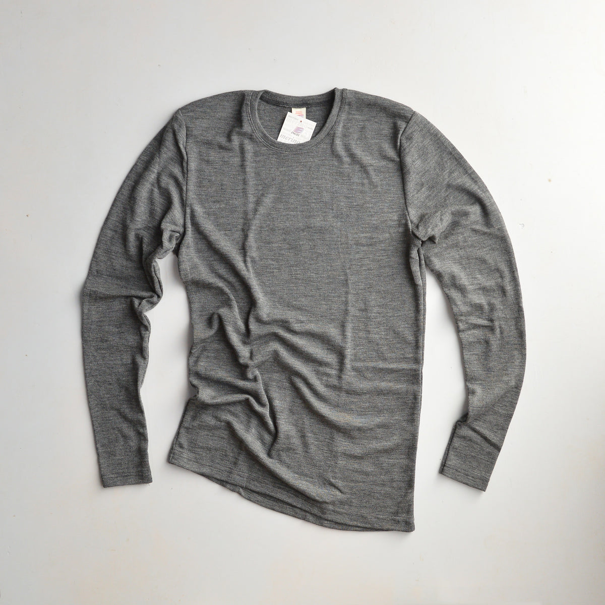 Men's 100% Organic Merino Wool Long Sleeve Top *Returning 2026