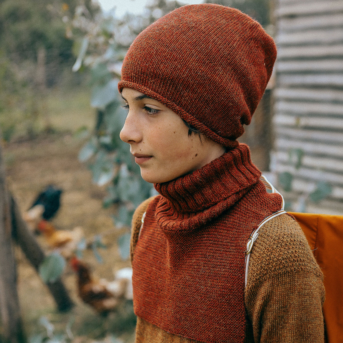 Turtle Neck & Chest Warmer - 100% Baby Alpaca (Adults)