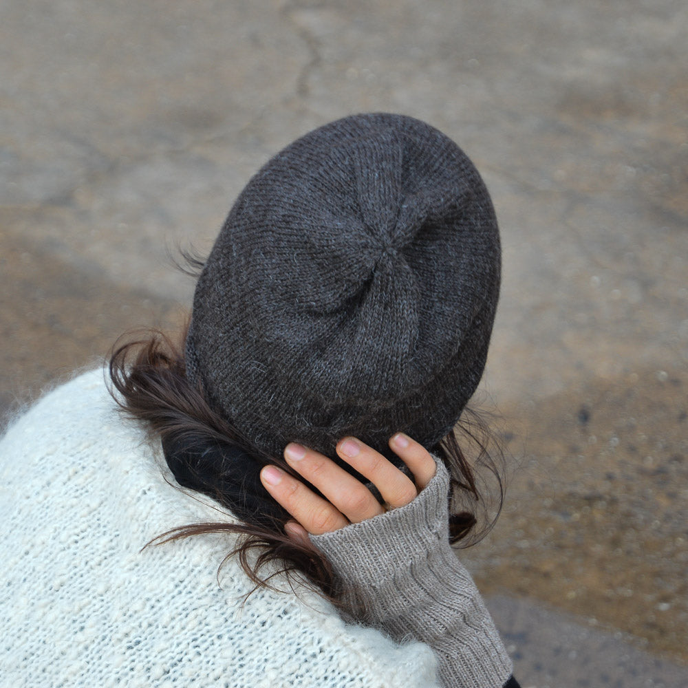 Adults Jersey Beanie - 100% Alpaca