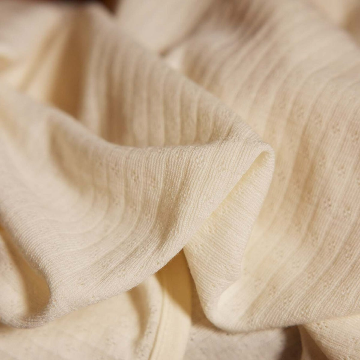 100% Merino Pointelle Baby Wrap/Swaddle *Returning 2026