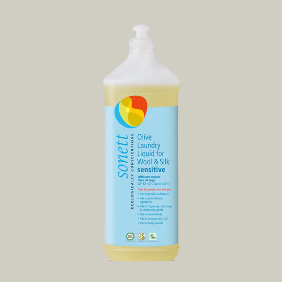 Olive Laundry Liquid for Wool and Silk (1 Litre)