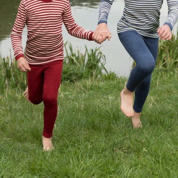 Child's Leggings - 100% Organic Merino (1-12yrs)
