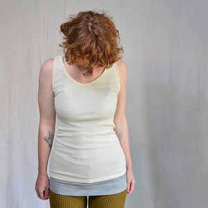 Women's Sleeveless Merino/Silk Vest